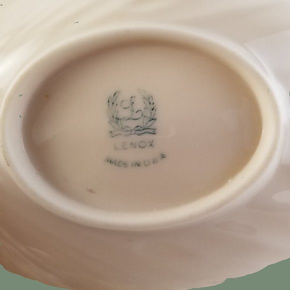Vintage Lenox Colony Collection Open Sauce Gravy Boat No Trim ca. 1930-1955 - Picture 7 of 16